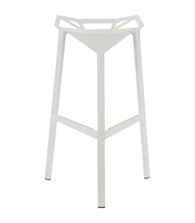 TABOURET UNE CHAISE BLANCHE