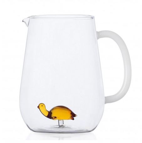 19 Carafe Verre Soufflé Tortue ANIMAL FARM "ICHENDORF" – Image 1