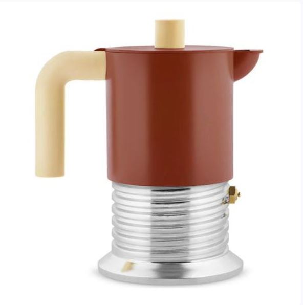 7 Cafetière Vite 6 Tasses Marron "ALESSI" – Image 1