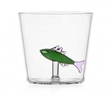 4 Verre Poisson Sardine MARINE GARDEN "ICHENDORF" – Image 1